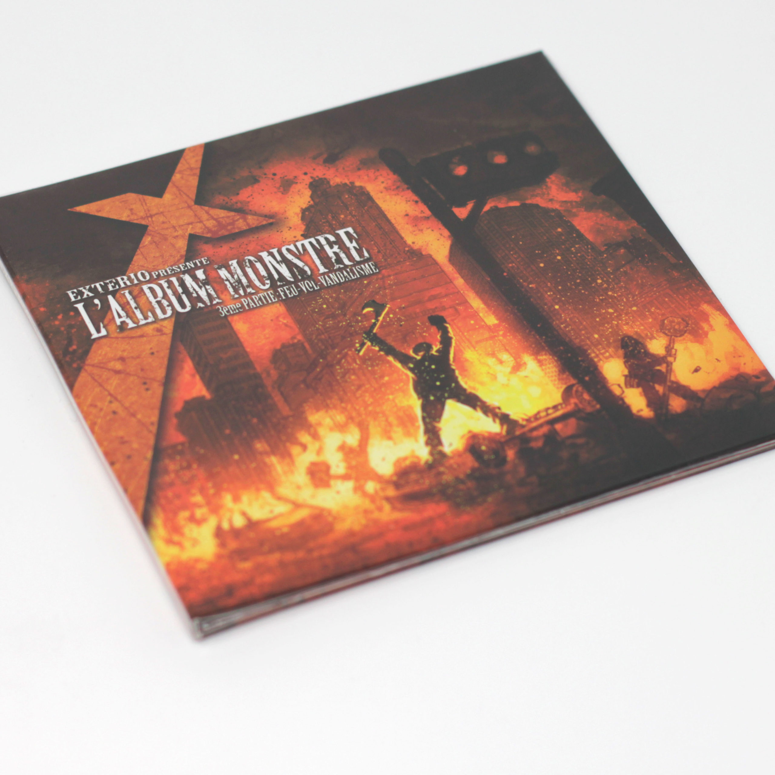 Album « L’ALBUM MONSTRE 3ème PARTIE : FEU-VOL-VANDALISME » (CD) – Exterio