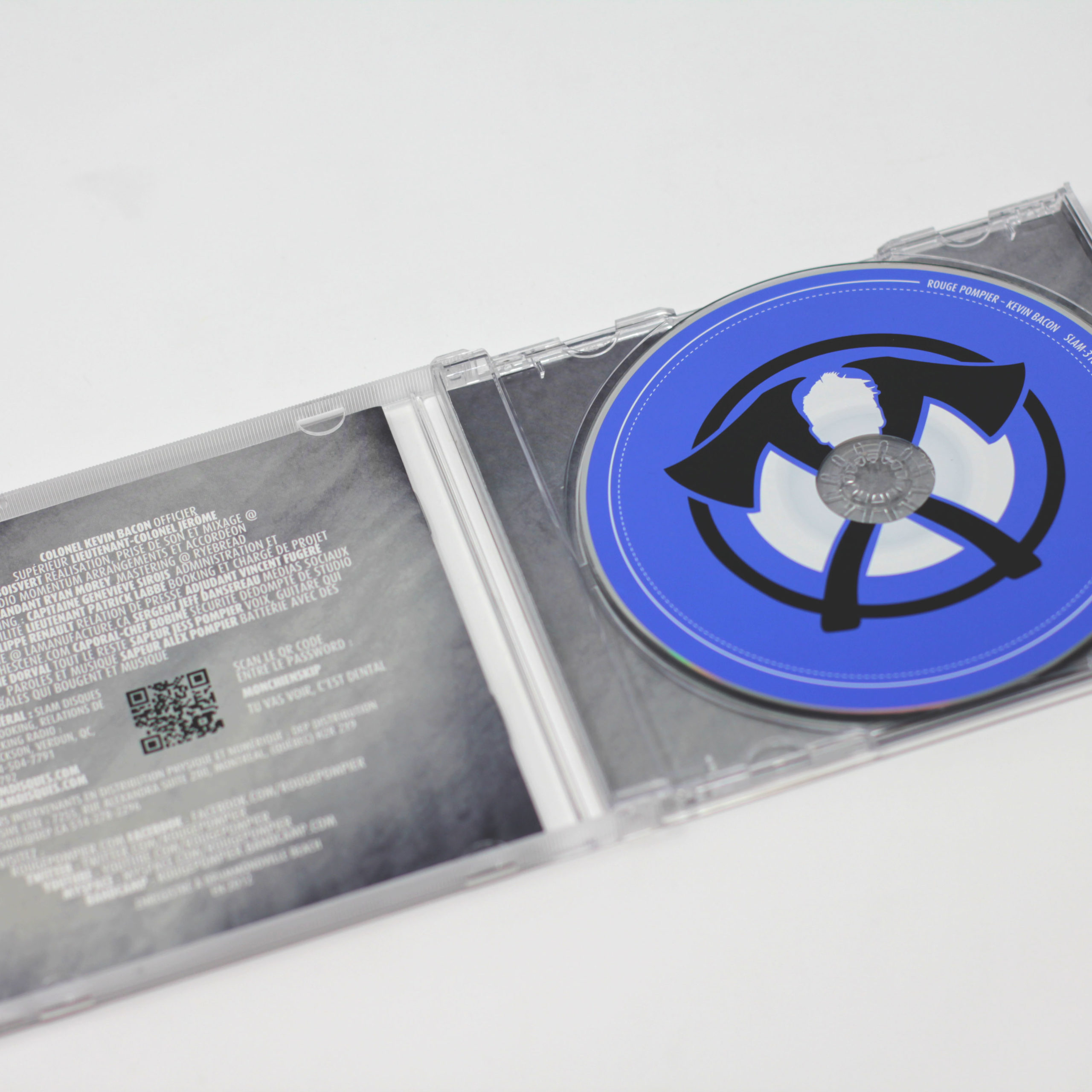 Album “Kevin Bacon” (CD) – Rouge Pompier