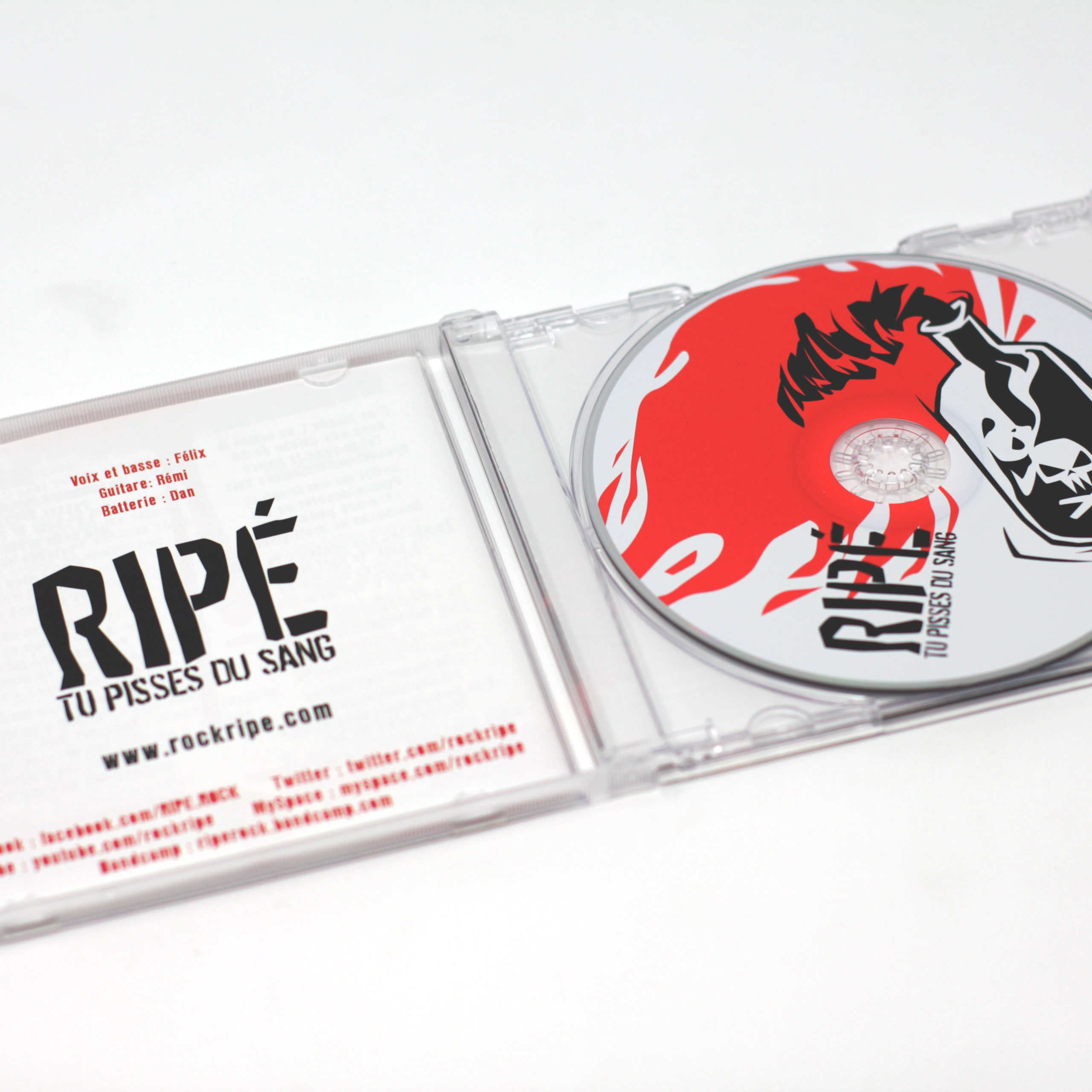 Album « Tu pisses du sang » (CD) – Ripé