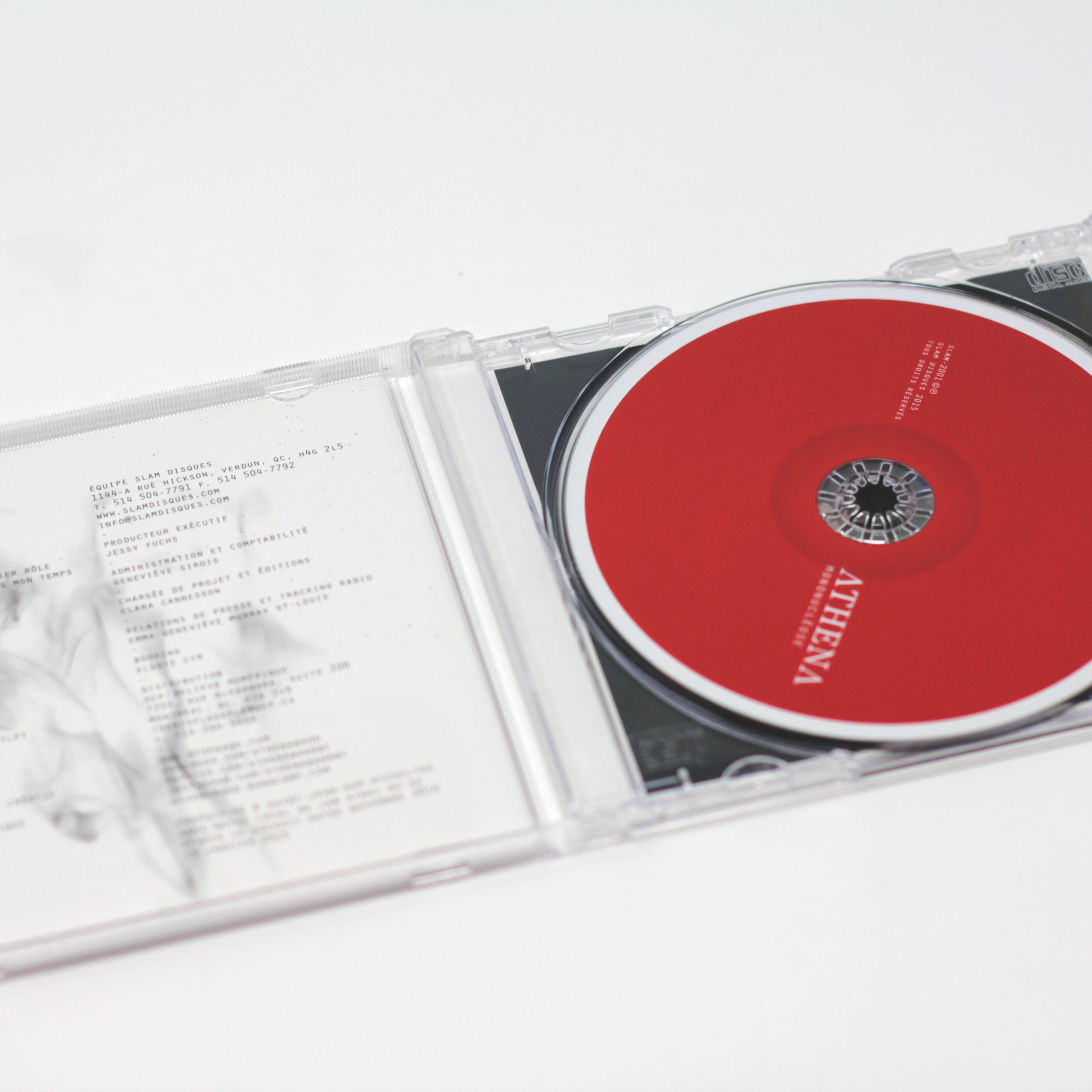 Album « Mononucléose » (CD) – Athena