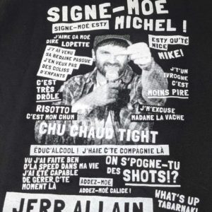 T-shirt “Signe-Moé” de Jerr Allain noir