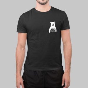 T-shirt « Un autre artiste folk avec un t-shirt d’ours » – Noé Talbot