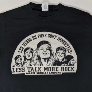 T-Shirt The Horny Bitches “Les héros du punk sont immortels”