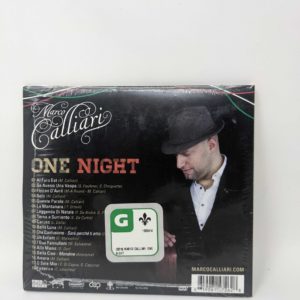 Coffret « One Night » (CD + DVD) – Marco Calliari