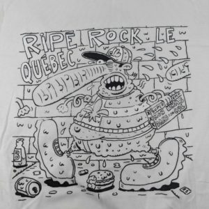 T-shirt Ripé rock le Québec (plusieurs couleurs)