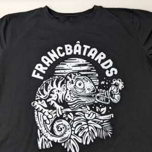 T-shirt Éthique Francbâtards "Caméléon" (Coop Couturières Pop)