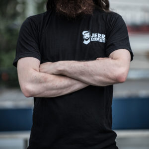 T-shirt noir Jerr Allain